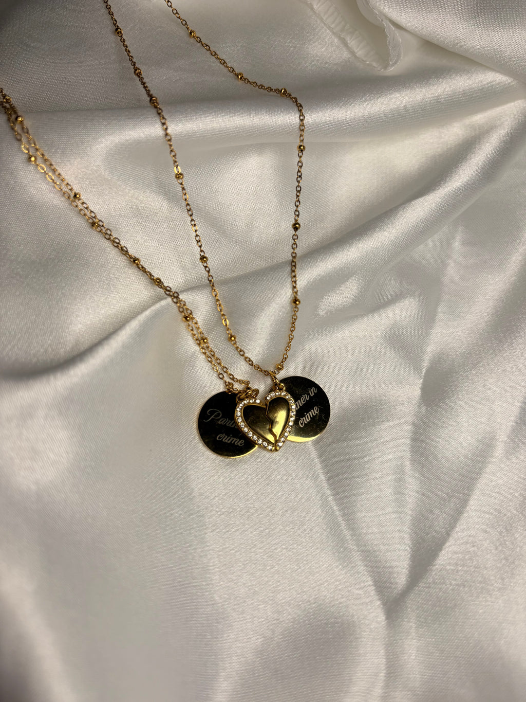 Gravure Collier Coeurs Réunis