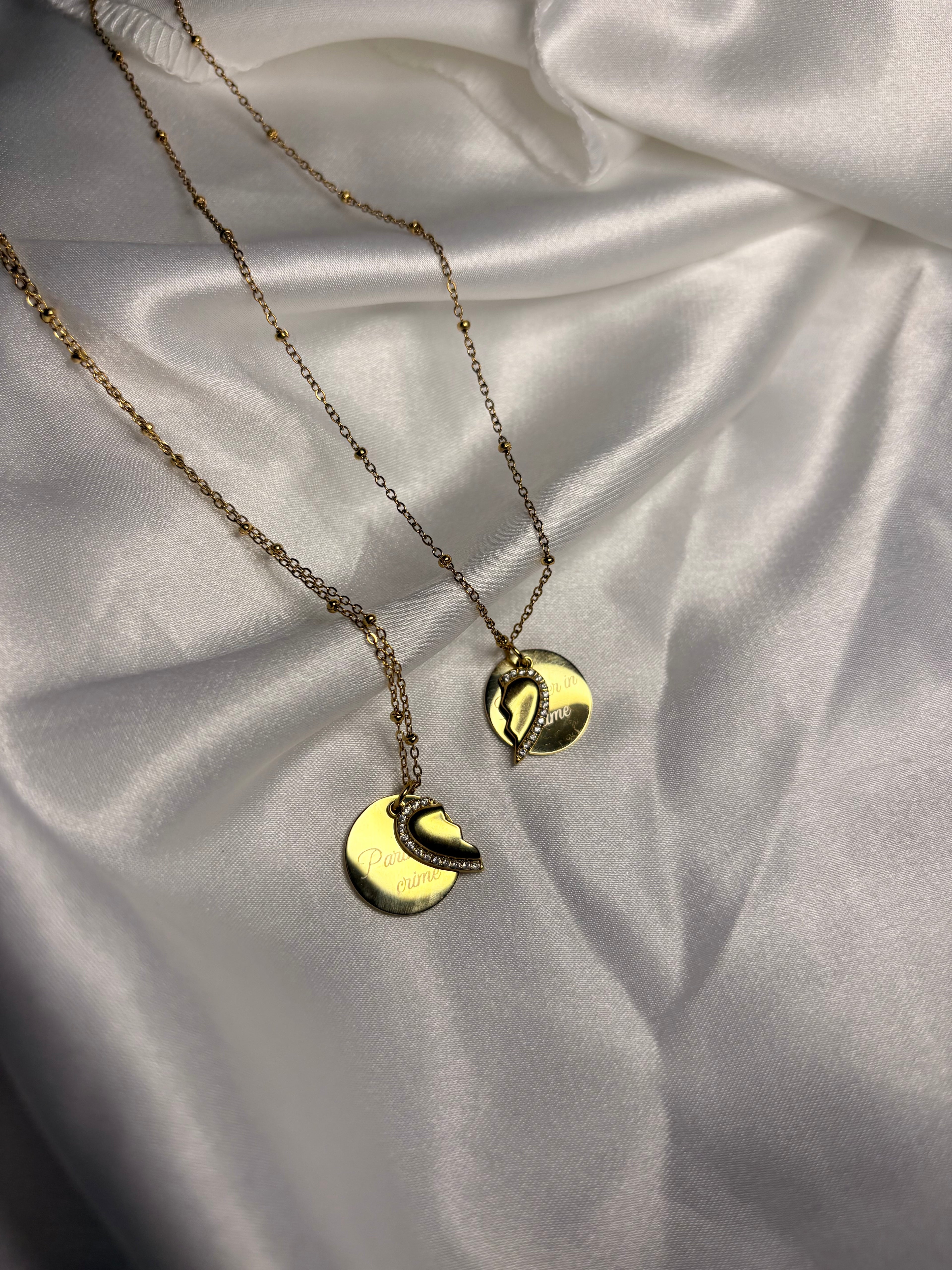 Gravure Collier Coeurs Réunis