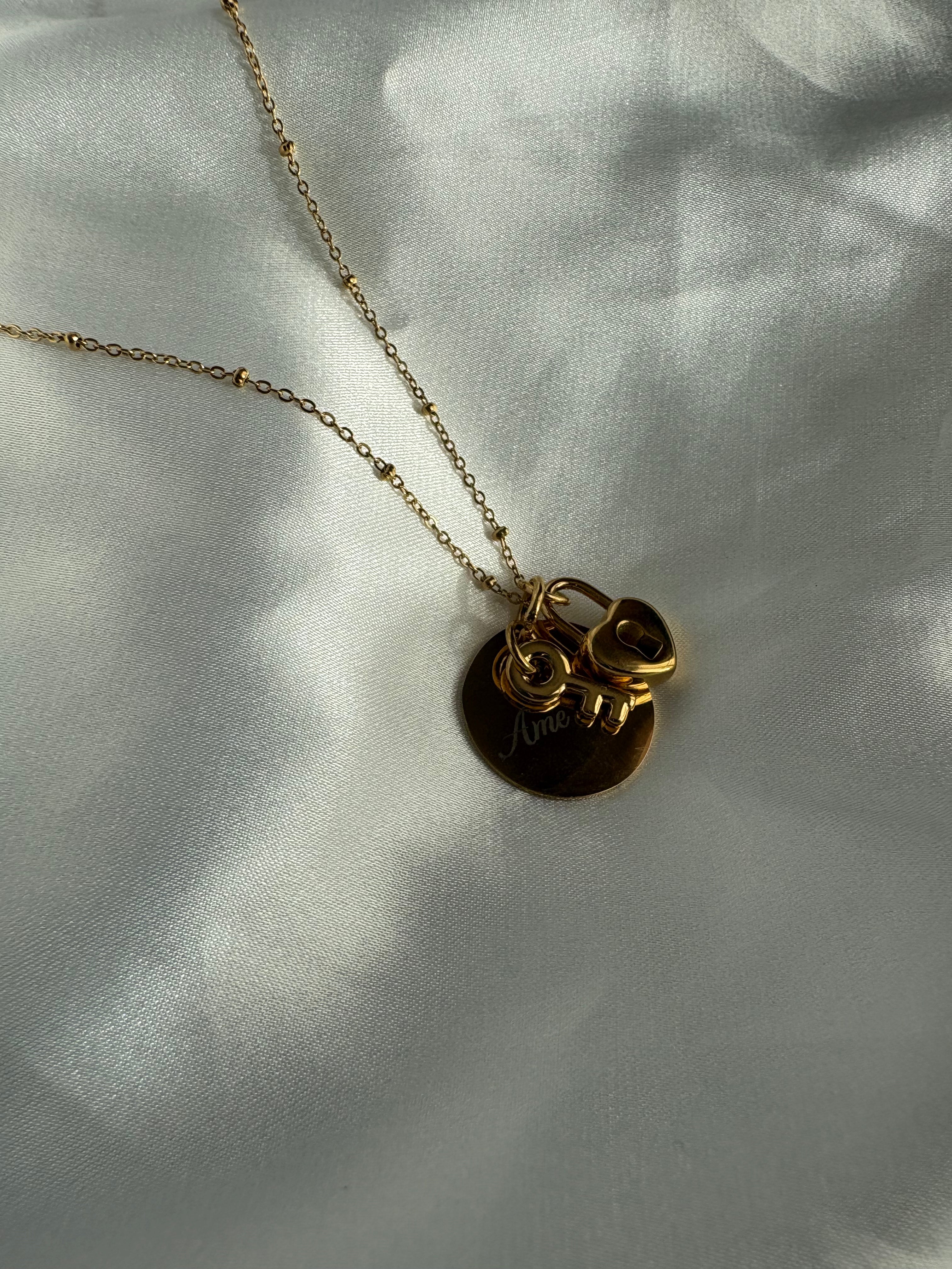 Gravure Collier Clé du Coeur
