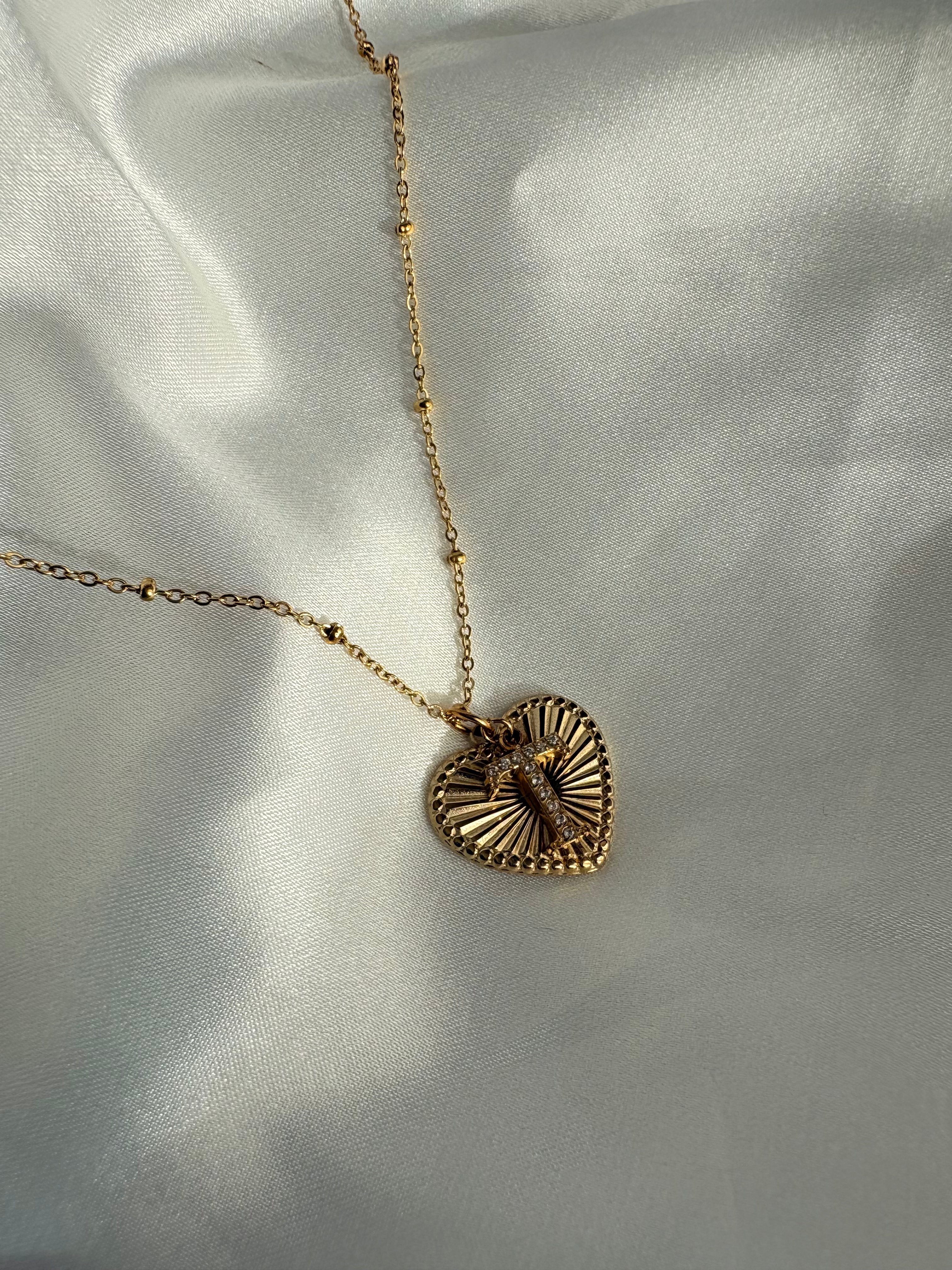 Collier Coeur & Itiniale
