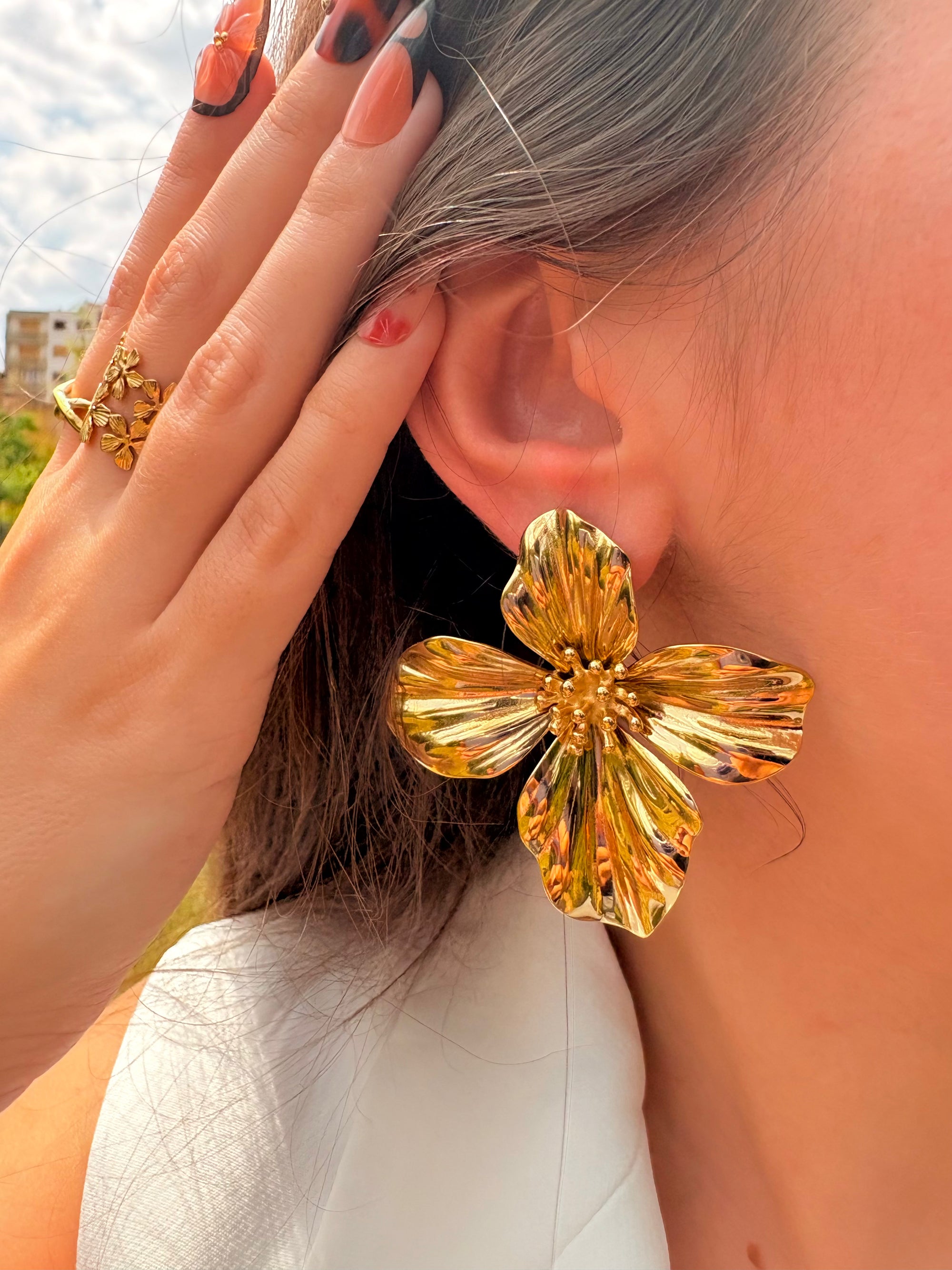 Boucles d'oreilles Soléna