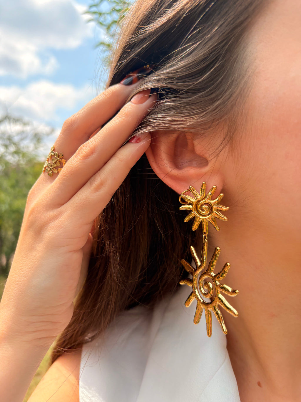 Boucles d'oreilles Rayonna