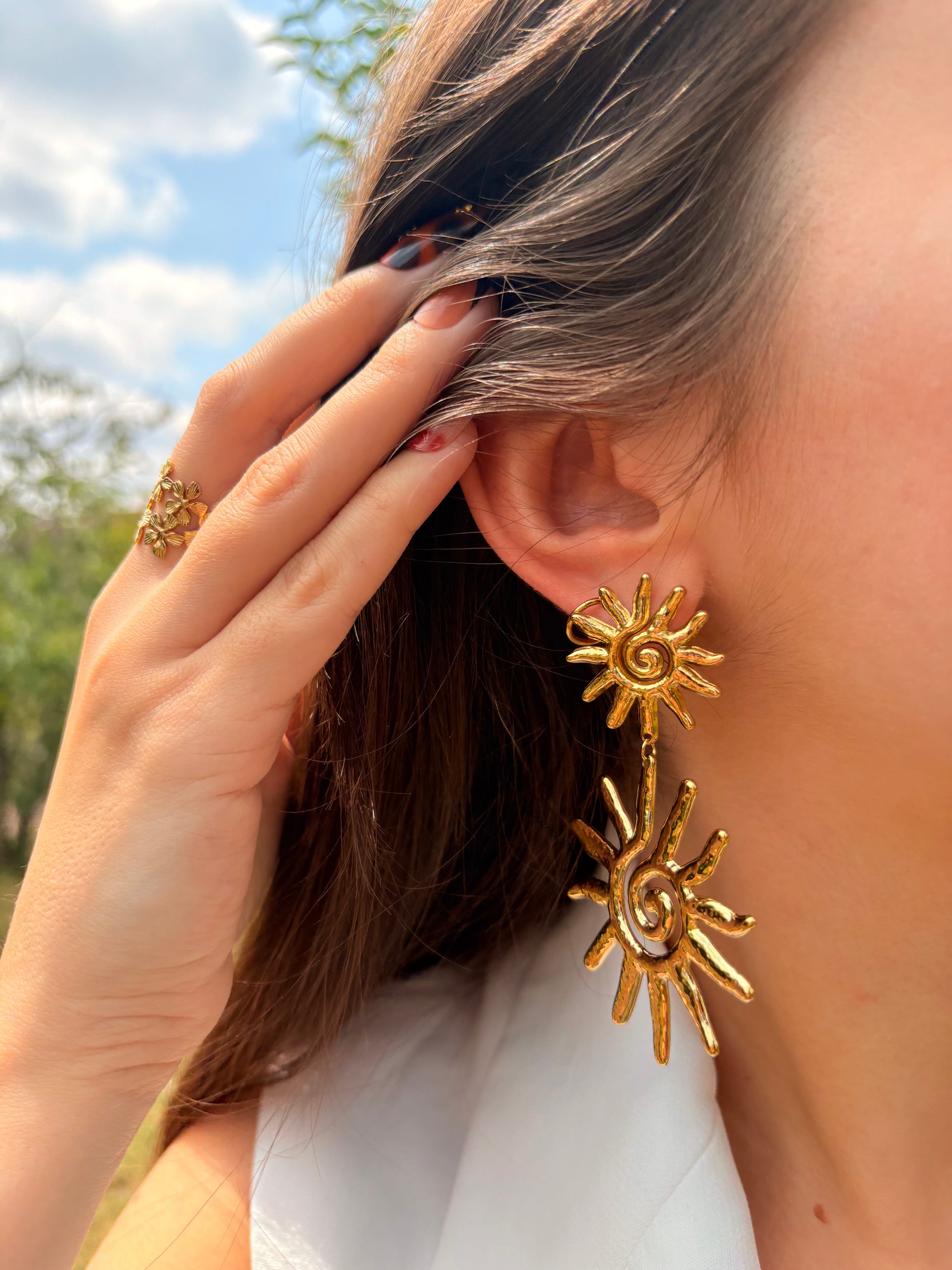Boucles d'oreilles Rayonna
